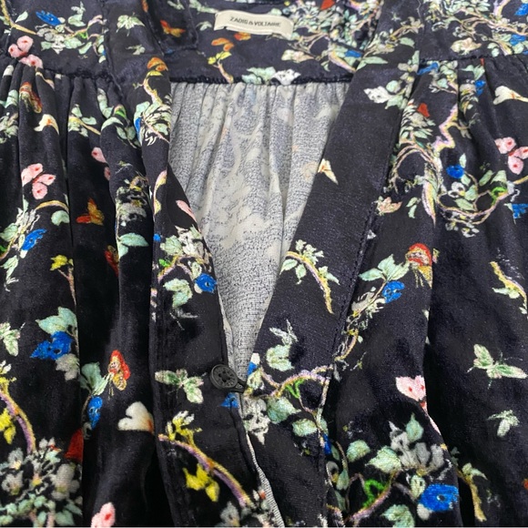 Zadig & Voltaire Reveal Velvet Blossom Dress - Picture 4 of 10